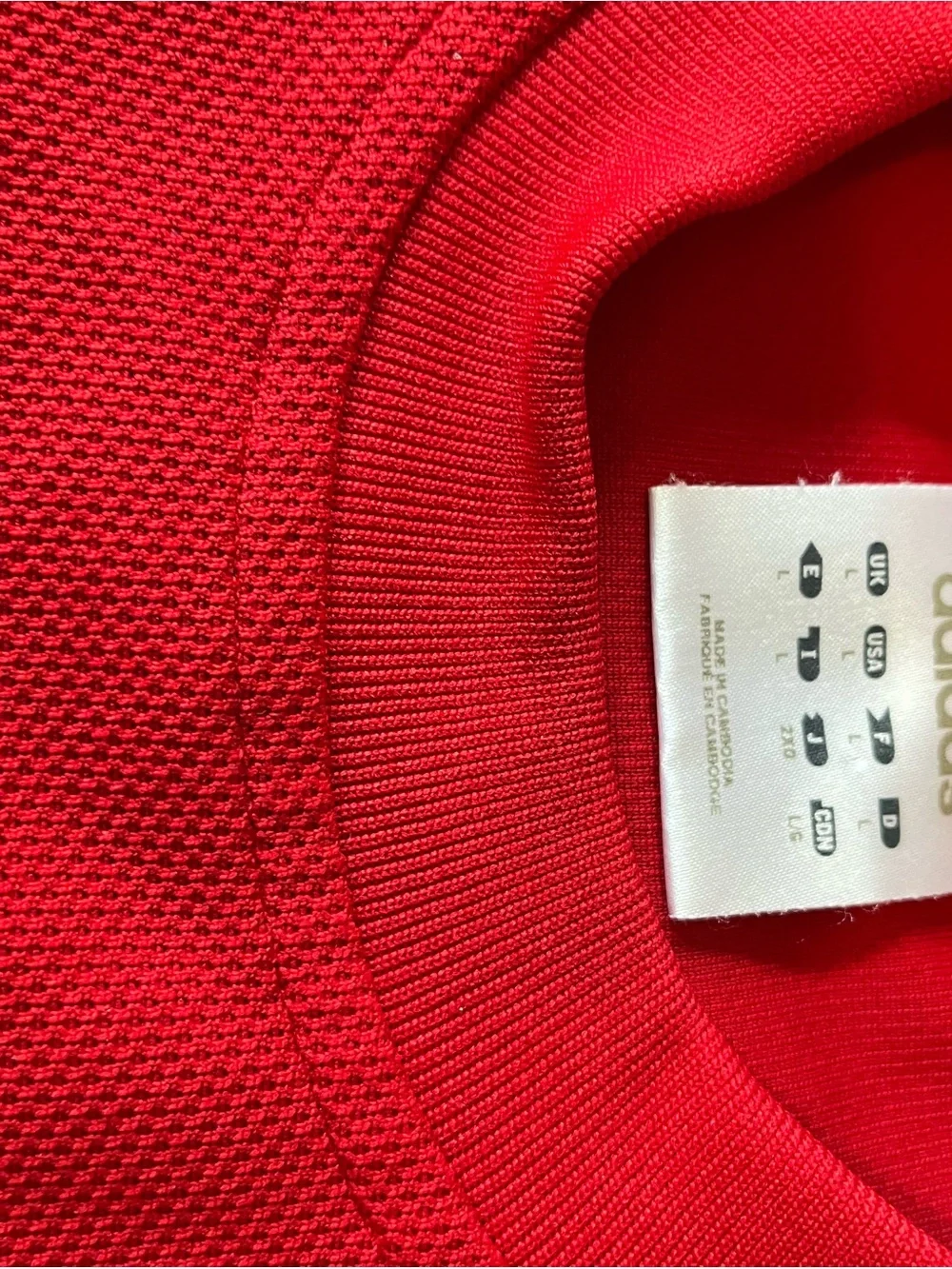 Adidas Men’s Red Performance Short Sleeve Training Shirt